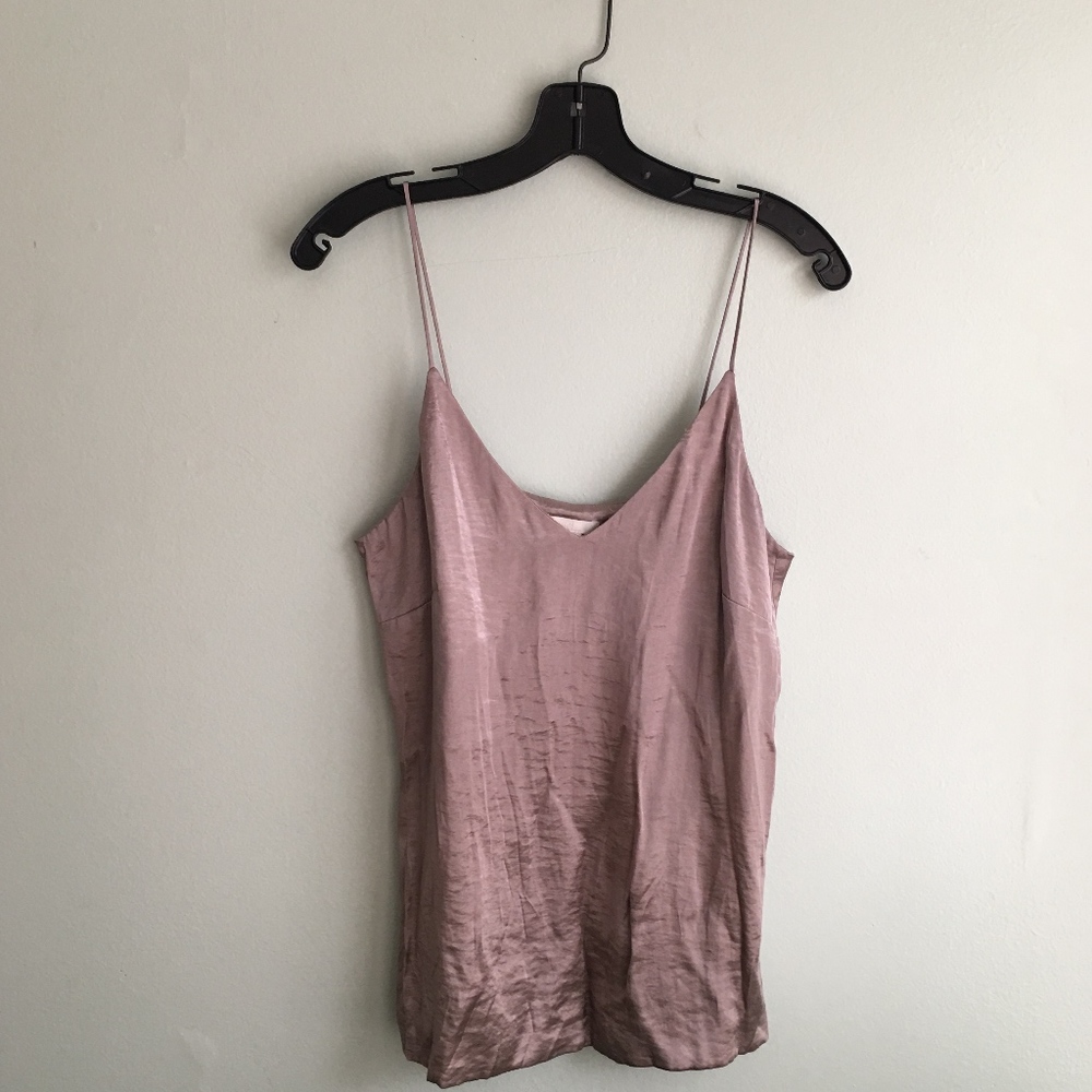 H&M Silky Pink Mauve Cami Tank Top